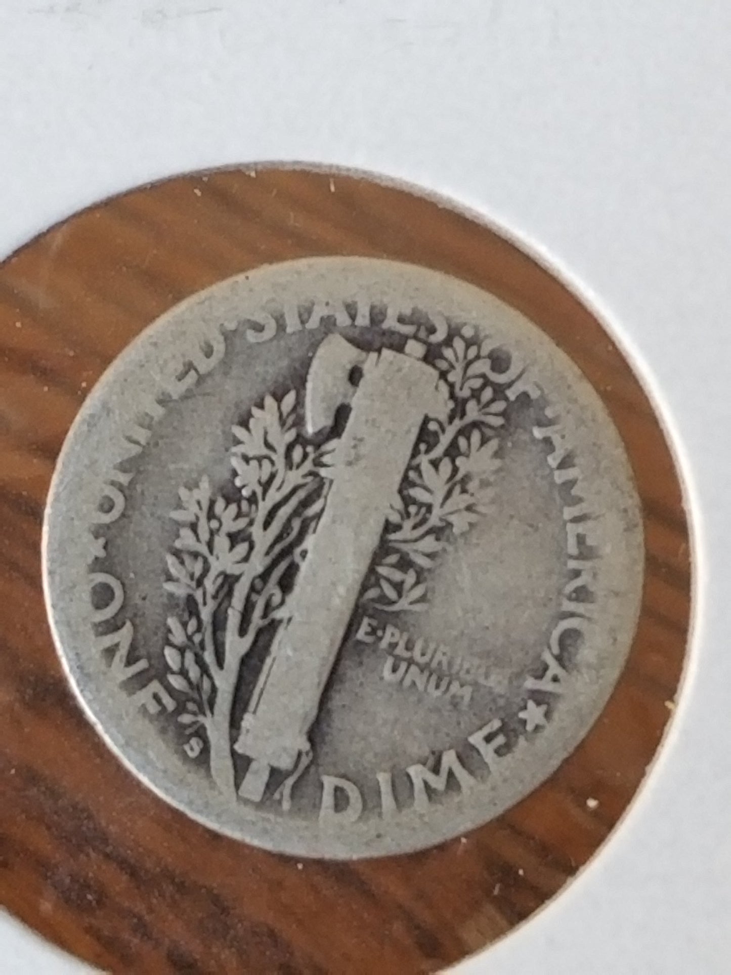 1916 S Silver Mercury Dime