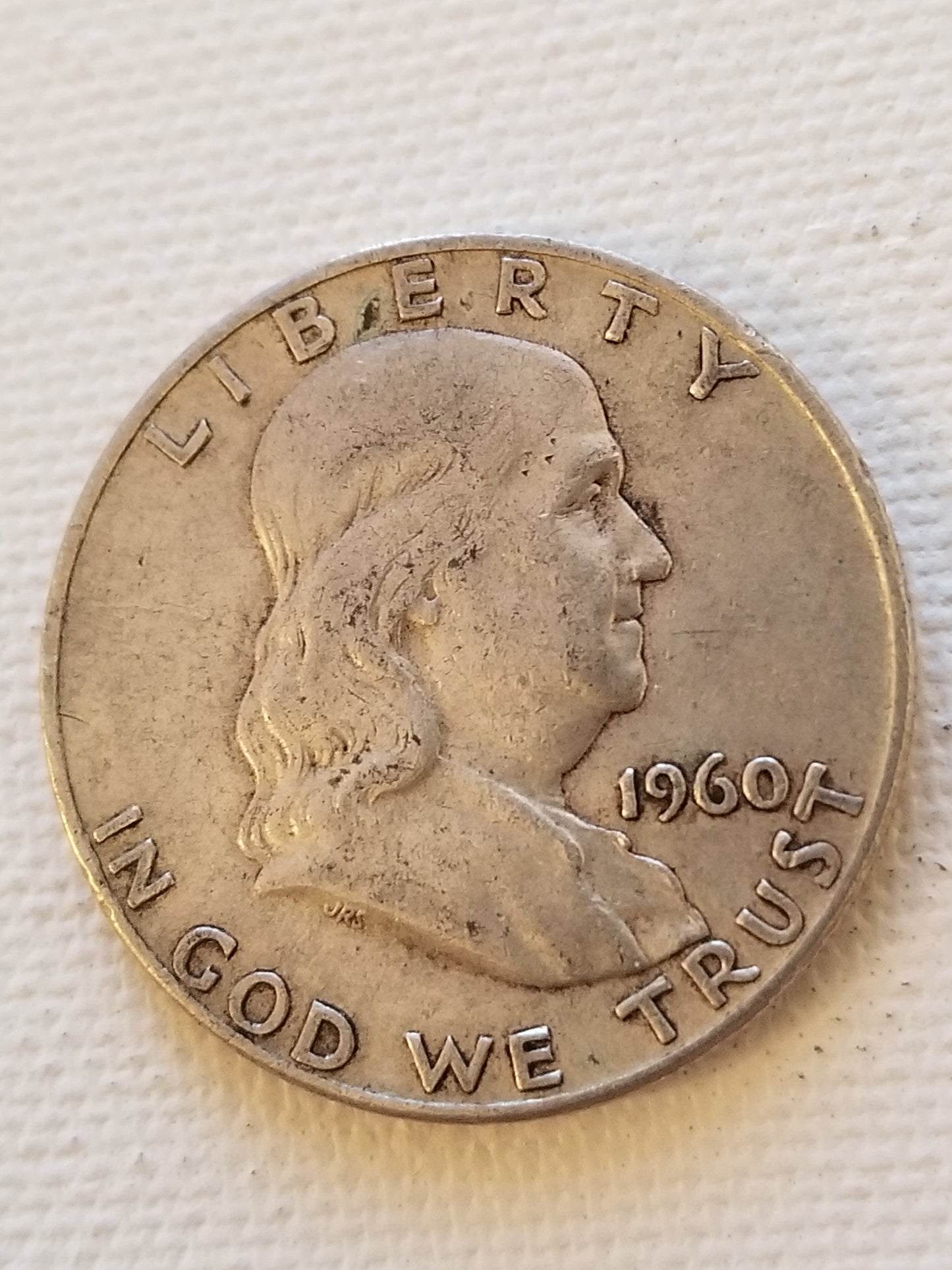 1960 D Silver Franklin Half Dollar