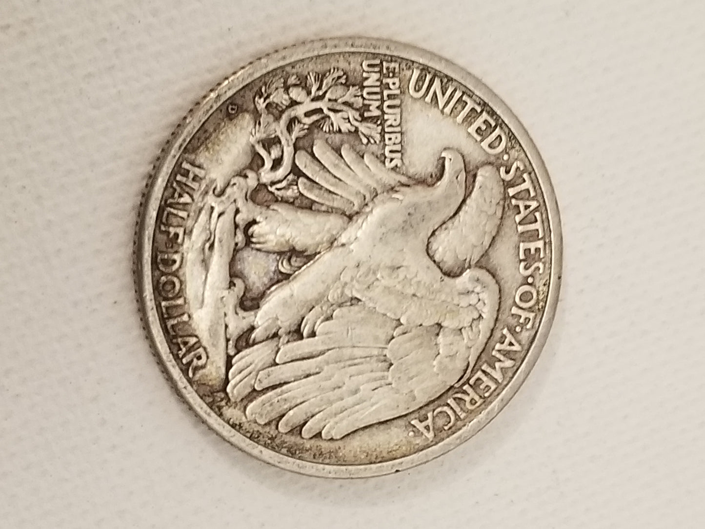 1943 D Standing / Walking  Liberty Silver Half Dollar Coin