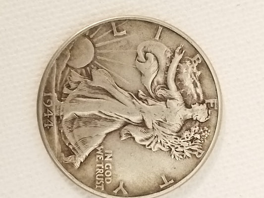 1944 Standing / Walking Liberty Silver Half Dollar Coin